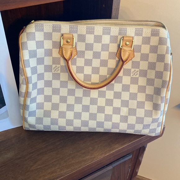 Louis Vuitton Speedy 30 Damier Azur - Picture 1 of 13